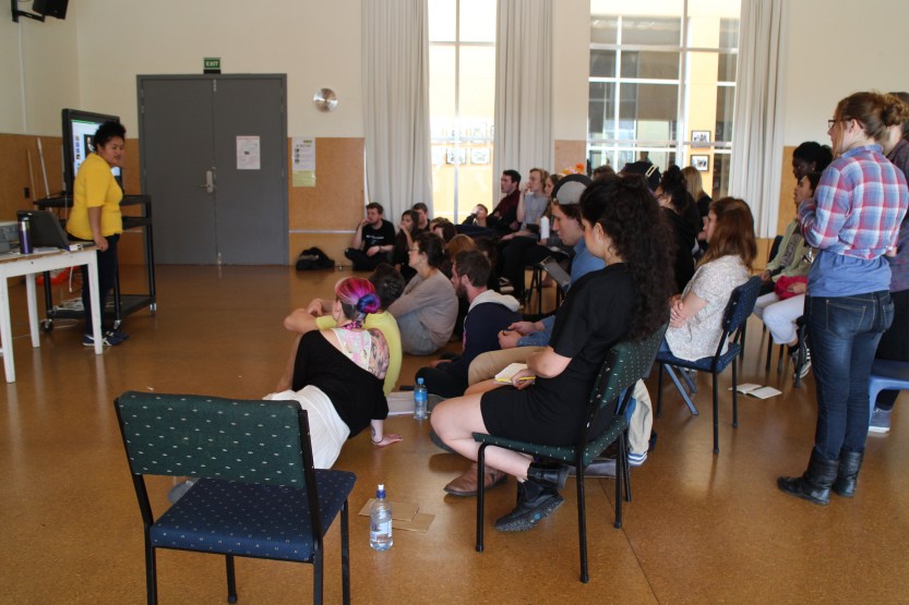 Louise teaching the 1st year