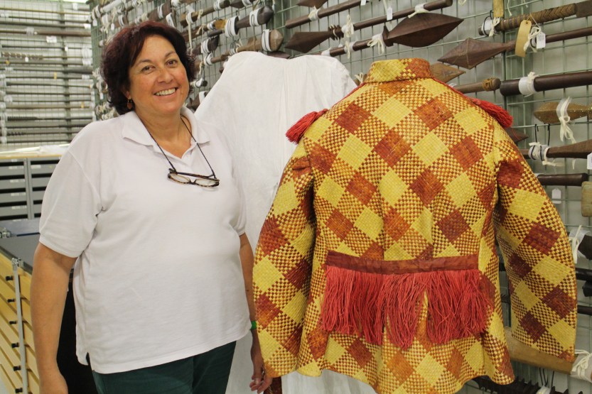 The lovely Grace with an outfit from the islands