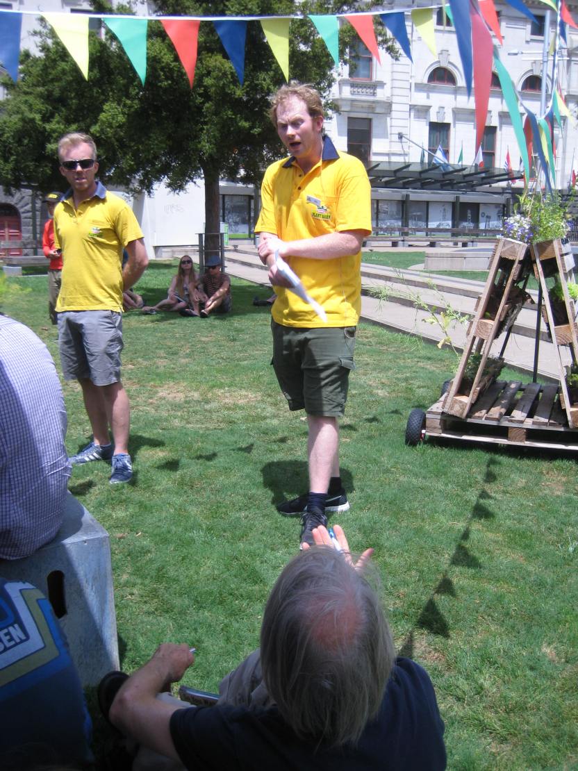 John on the left, Billy on the right